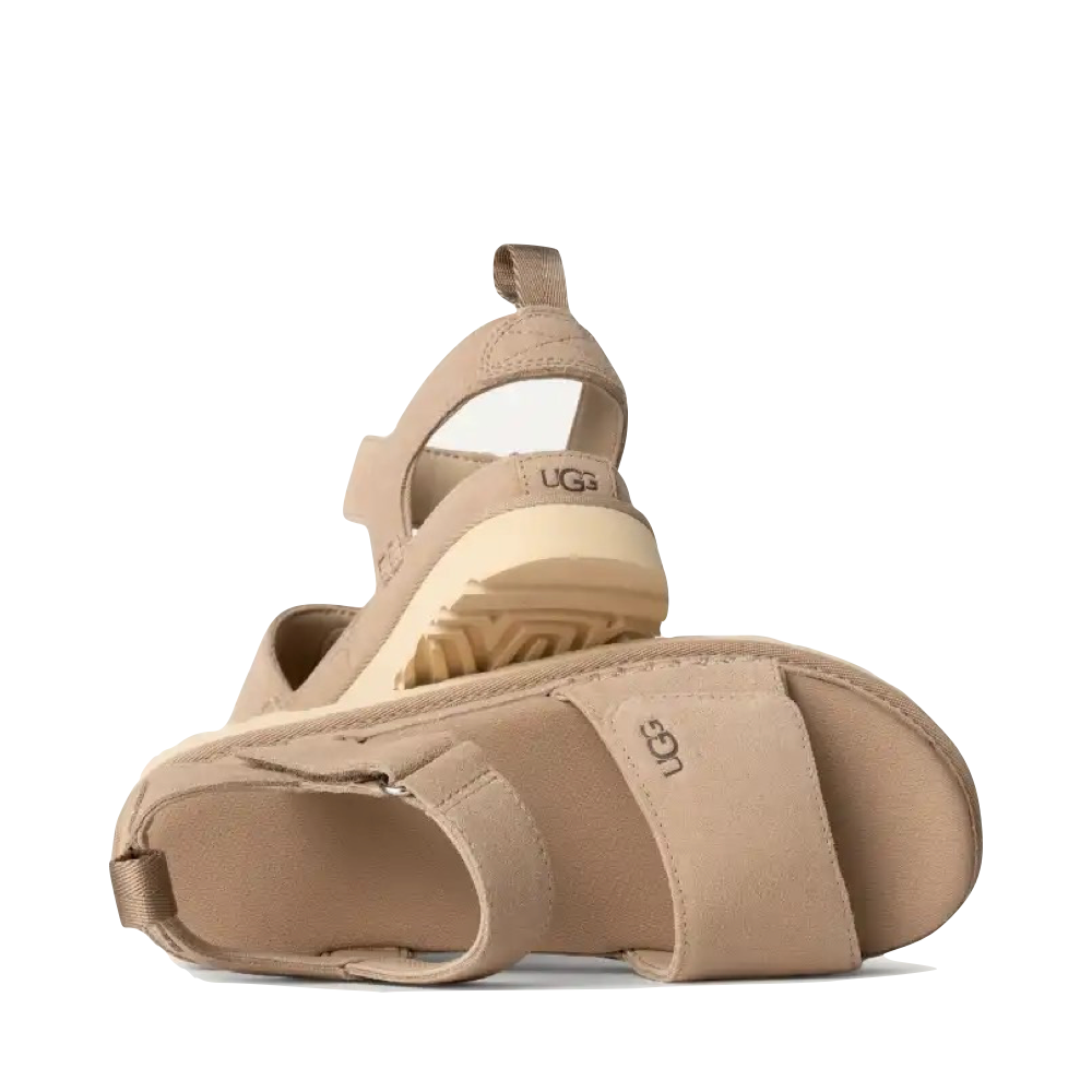 Top-down view of Ugg Goldenstar Platform Sandal for women.