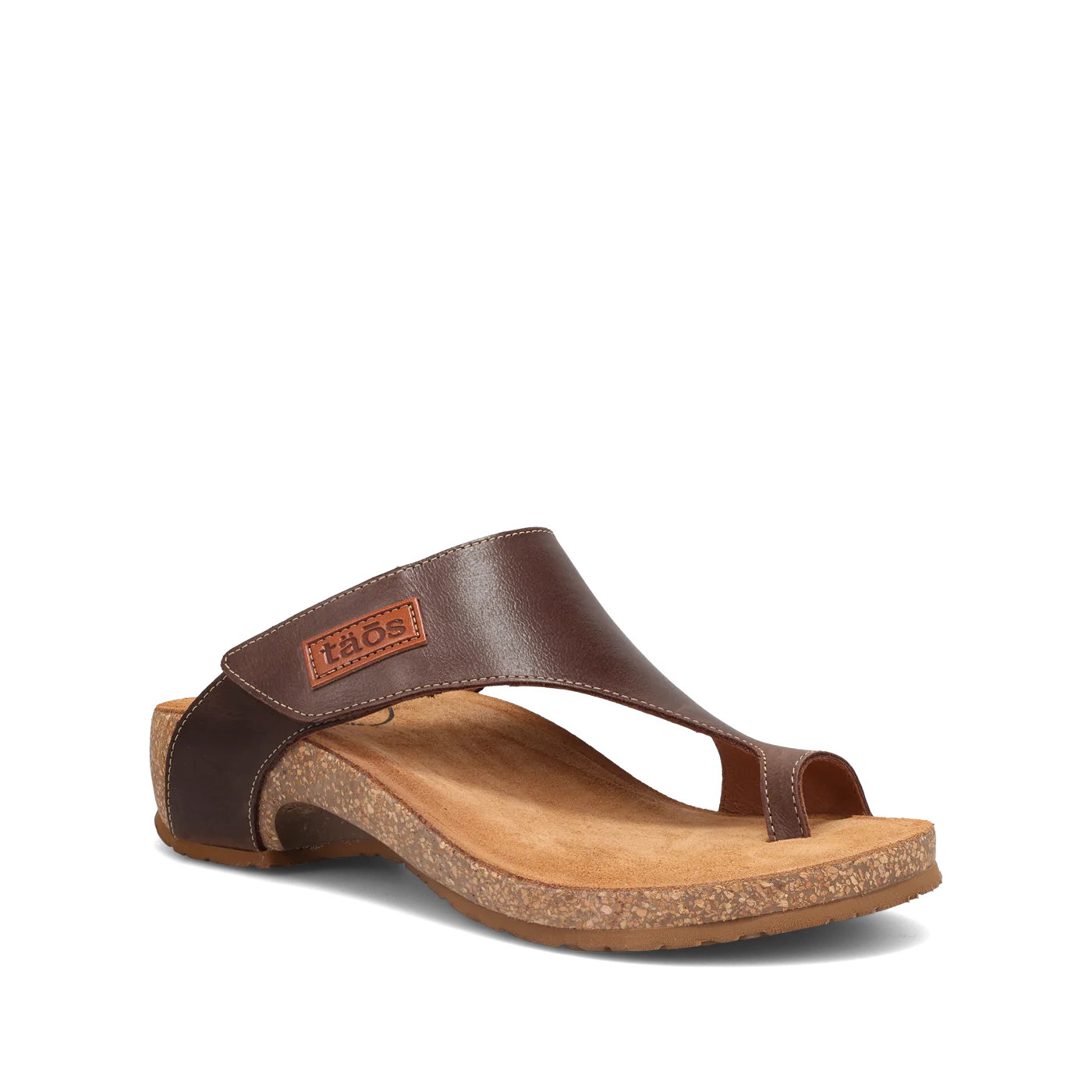 Taos Women's Loop Slide Thong Sandal in Mocha