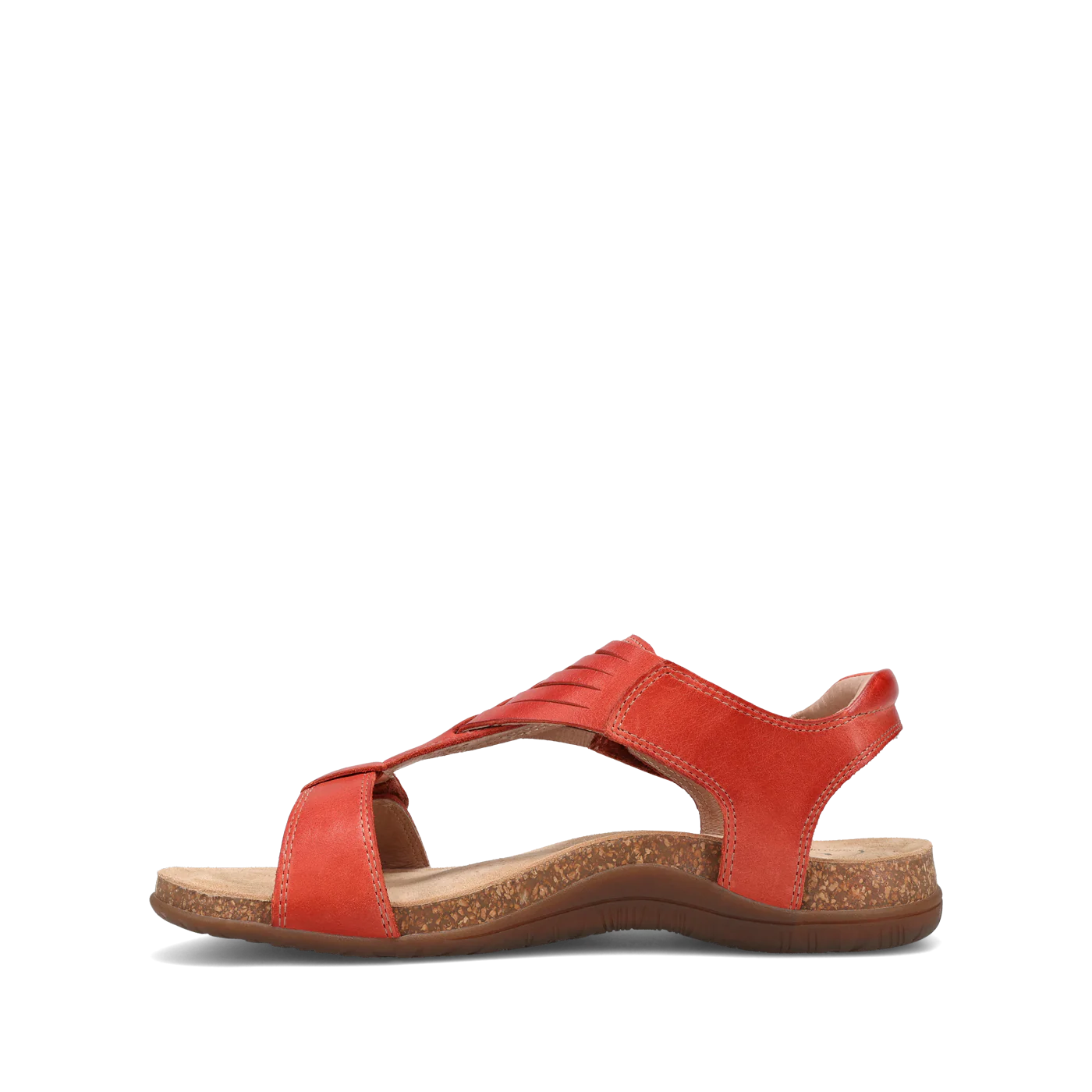 Taos Women's Wonderful Woven Leather Sandal in Bruschetta