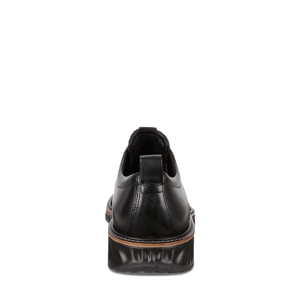 Back view of Ecco ST.1 Hybrid Plain Toe Shoe for men.