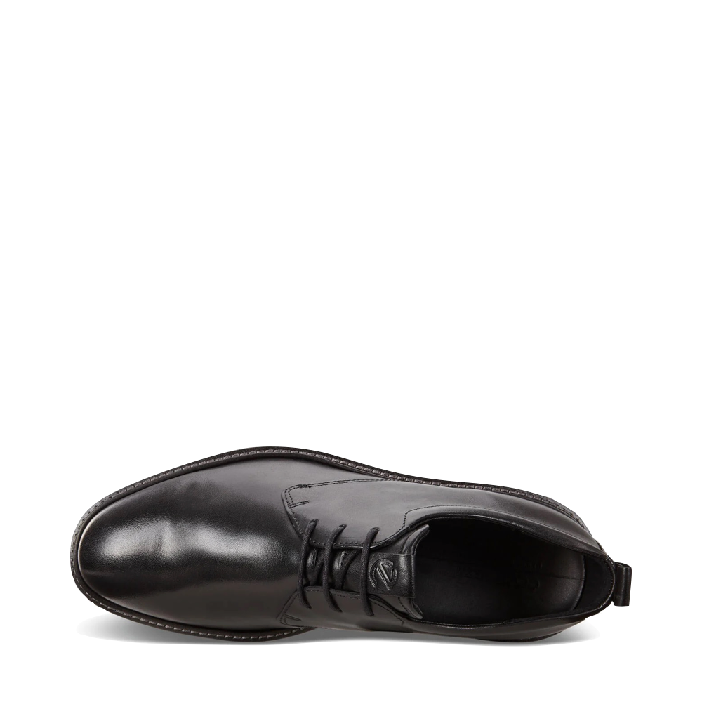 Top-down view of Ecco ST.1 Hybrid Plain Toe Shoe for men.
