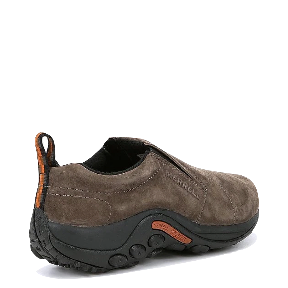 Merrell Men's Jungle Moc Pigskin Nubuck Slip On in Gunsmoke – V&A ...